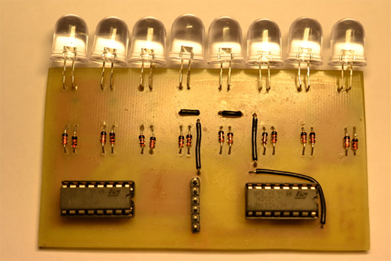 LED Chaser with an LCD Menu