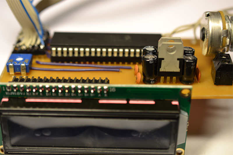 LED Chaser with an LCD Menu